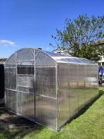 Straight Wall 2.5 Polycarbonate Greenhouse W 2.5m x L 8m x H 2.2m (W 8.2ft x L 26.2ft x H 7.2ft) - Image 5