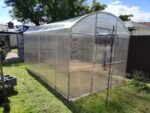 Straight Wall 2.5 Polycarbonate Greenhouse W 2.5m x L 8m x H 2.2m (W 8.2ft x L 26.2ft x H 7.2ft) - Image 4