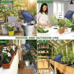 Solar Automatic Watering Irrigation System Tube: 30M + 5M Drippers: 30 PCS - Image 3