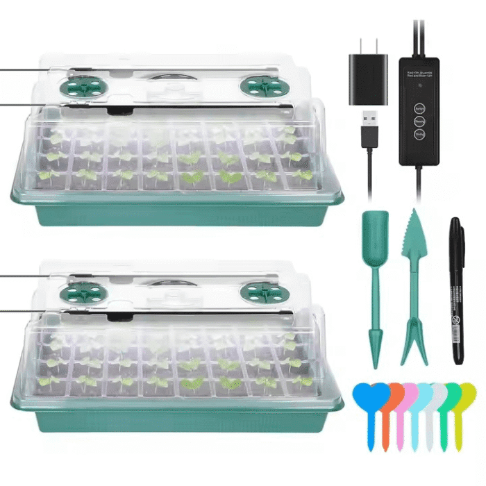 80 Cells Propagator with LED grow lights - Image 2