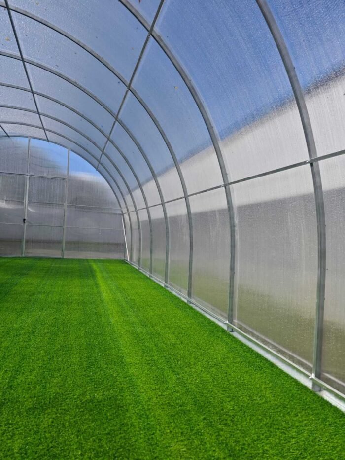 "Titan 5" Polycarbonate greenhouse/polytunnel W 5m x L 4m x H 3m (W 16.5ft x L 13.2ft x H 9.85ft) - Image 8