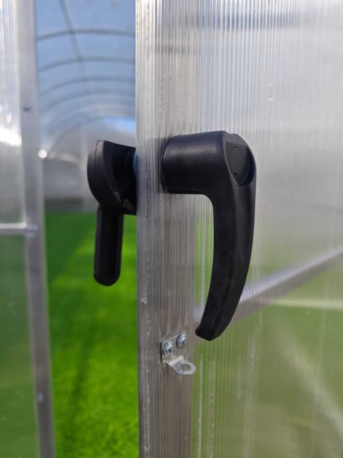 "Titan 5" Polycarbonate greenhouse/polytunnel W 5m x L 4m x H 3m (W 16.5ft x L 13.2ft x H 9.85ft) - Image 7