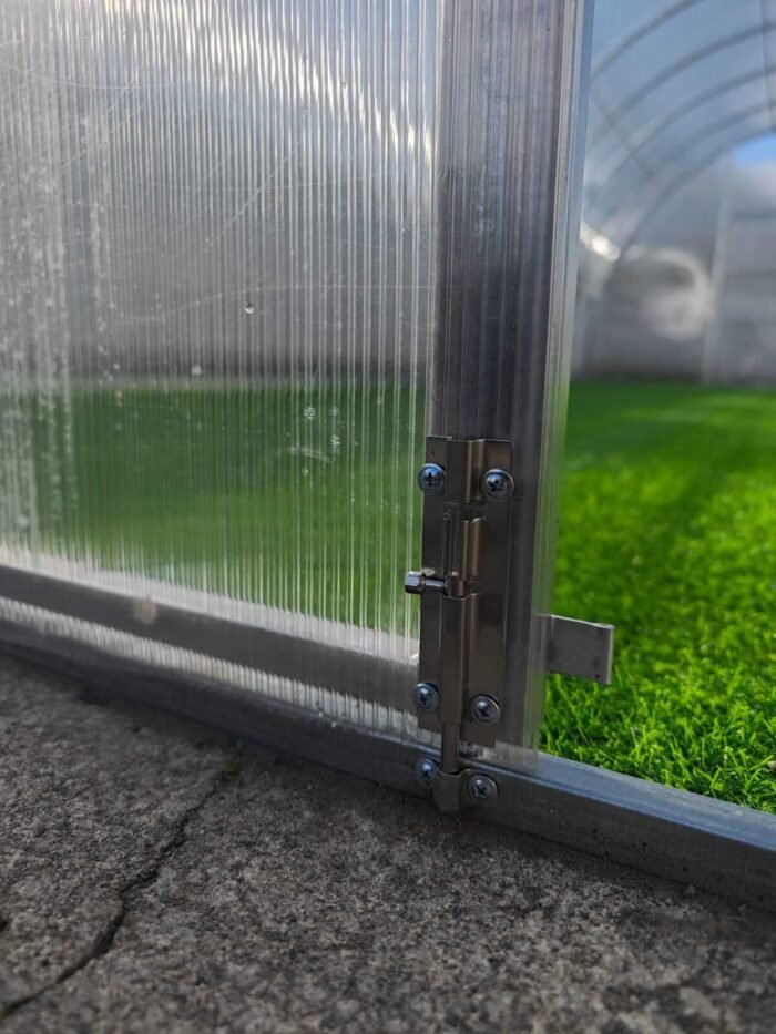 "Titan 5" Polycarbonate greenhouse/polytunnel W 5m x L 4m x H 3m (W 16.5ft x L 13.2ft x H 9.85ft) - Image 5