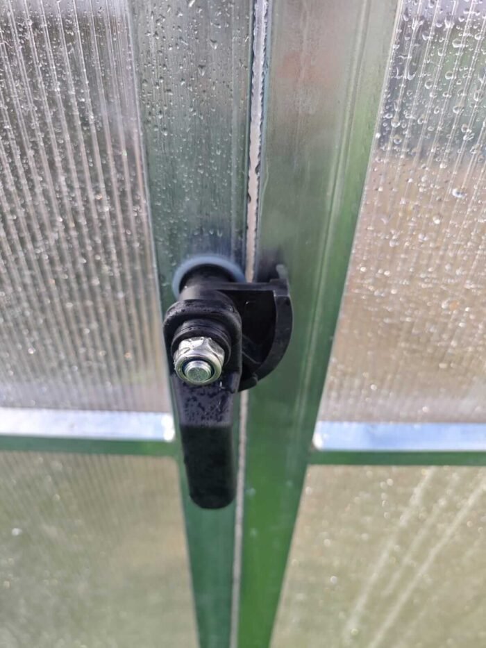 "Titan 5" Polycarbonate greenhouse/polytunnel W 5m x L 4m x H 3m (W 16.5ft x L 13.2ft x H 9.85ft) - Image 4