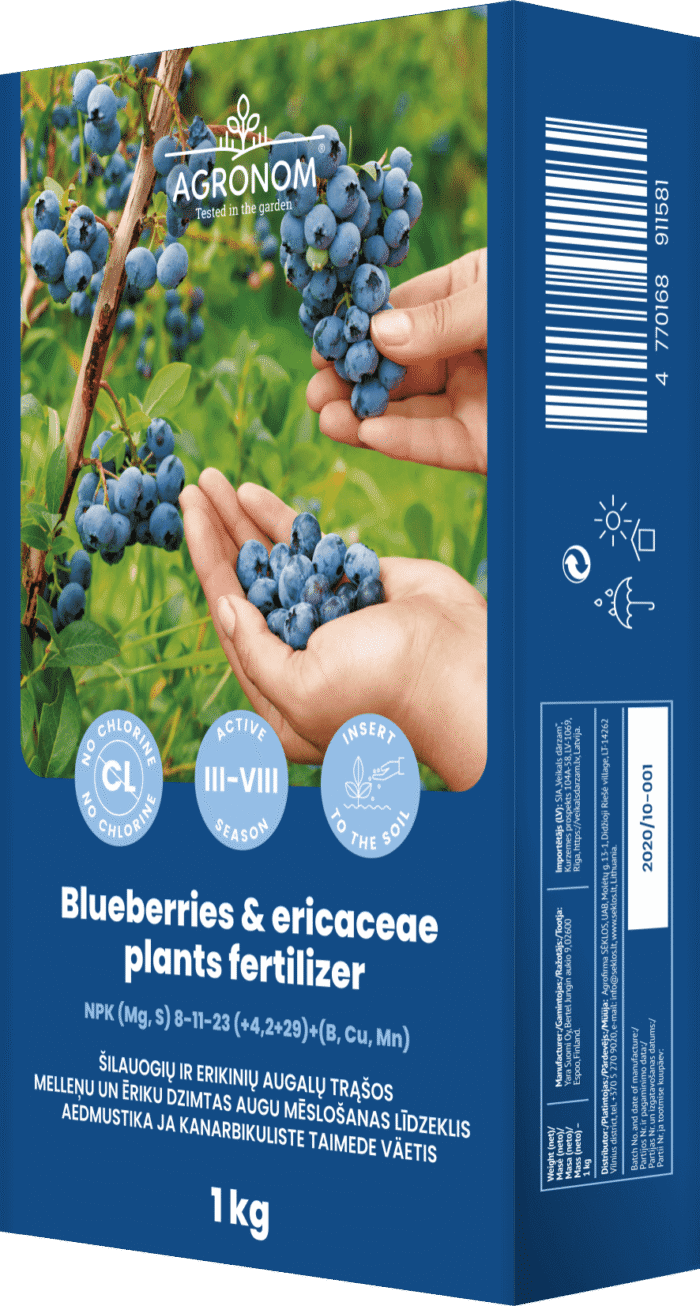 BLUEBERRIES AND ERICACEAE PLANTS FERTILIZER