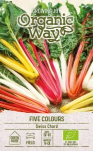 Five Colours Organic Swiss Chard Seeds