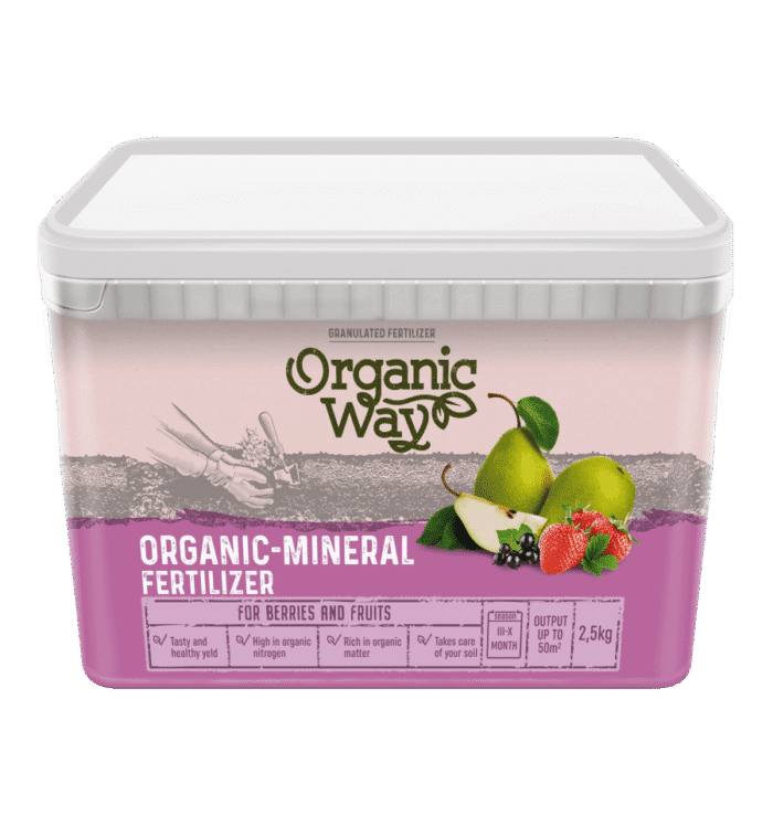 GRANULATED ORGANIC FERTILIZER - FOR BERRIES AND FRUITS