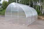 "Mitlayder" Polycarbonate Greenhouse/Polytunnel W 3m x L 12m x H 2.3m (W 9.8ft x L 39.4ft x H 7.6ft)