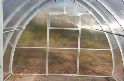 "PREMIUM TITAN" Polycarbonate Greenhouse W 3m x L 14m x H 2.3m (W 9.8ft x L 46ft x H 7.6ft)