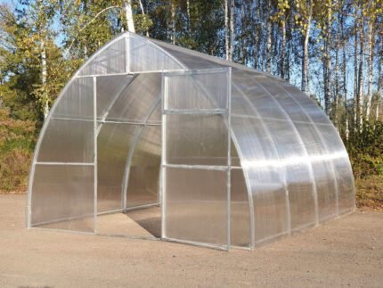 "PREMIUM TITAN" Polycarbonate Greenhouse W 3m x L 4m x H 2.3m (W 9.8ft x L 13.1ft x H 7.6ft)