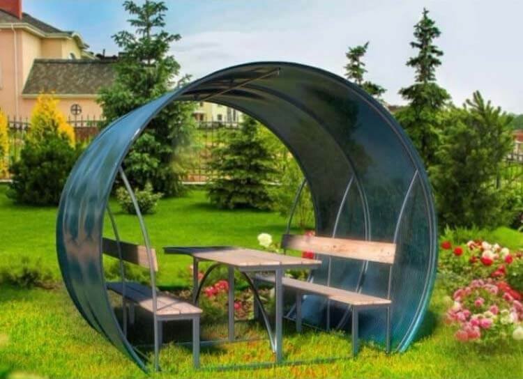 Picnic Tables with Roof