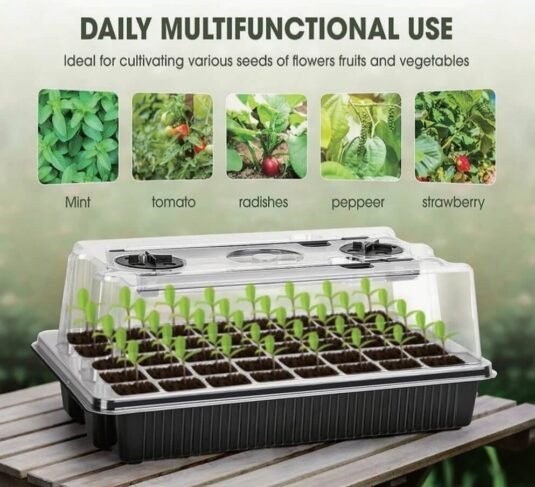 Propagators with LED grow lights