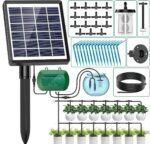 Solar Automatic Watering Irrigation System Tube: 15M Drippers: 15 PCS