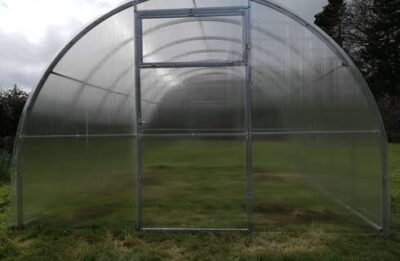 "TITAN 3" Polycarbonate Greenhouse/Polytunnel W 3m x L 10m x H 2.1m (W 9.8ft x L 32.8ft x H 6.9ft)