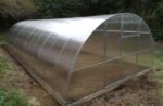 "TITAN 4" Polycarbonate Greenhouse/Polytunnel W 4m x L 14m x H 2.1m (W 13.2ft x L 46ft x H 6.9ft)