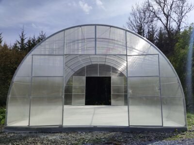 "Titan 5" Polycarbonate Greenhouse/Polytunnel W 5m x L 6m x H 3m (W 16.5ft x L 19.6ft x H 9.85ft)