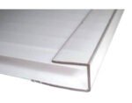 U edge finishing Profiles for 4mm polycarbonate sheets
