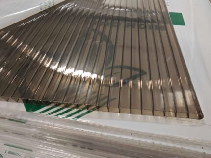 W 210cm x L 600cm 10mm Brown twin wall polycarbonate